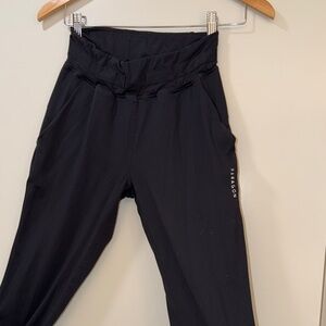 Paragon Fitwear Black High-Waist Jogger with Belt Detail